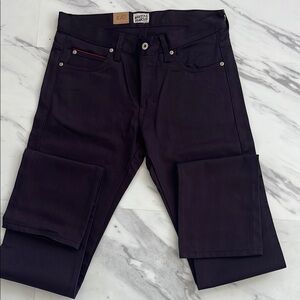 Naked & Famous Denim Black Slim Jeans